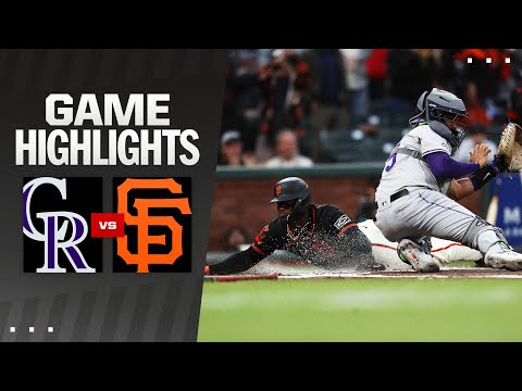 Rockies vs. Giants Game 1 Highlights (7/27/24) | MLB Highlights