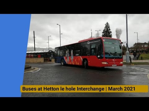 Buses at Hetton le hole Interchange | March 2021