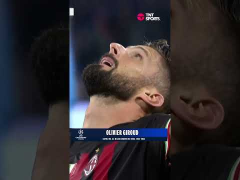 ¡JUGADÓN DE LEAO Y GOL DE GIROUD! | NAPOLI 1-1 AC MILAN | UEFA CHAMPIONS LEAGUE 2022/23 #Shorts