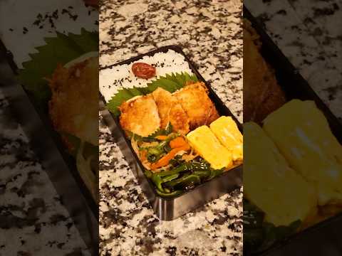 【お弁当作り】とろチーは正義！薄切りロースのチーズカツ #Shorts #お弁当 #obento