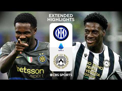 Inter vs. Udinese: Extended Highlights | Serie A | CBS Sports Golazo