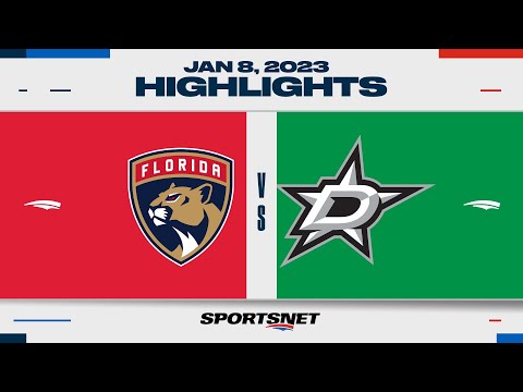 NHL Highlights | Panthers vs. Stars - January 8, 2023