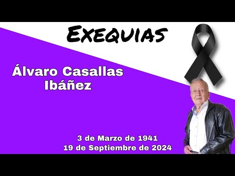 Exequias Álvaro Casallas Ibañez Santuario Nuestra Señora Del Rosario de Junín Colombia