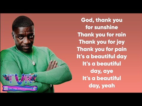 Akon - Akon's Beautiful Day (Lyrics Video)