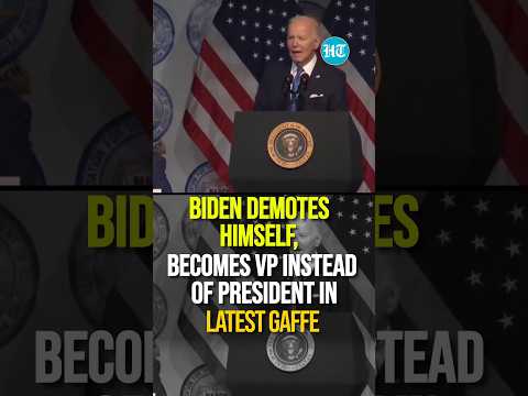 #Biden Demotes Himself, Becomes VP Instead Of President In Latest Gaffe | #USA #Election