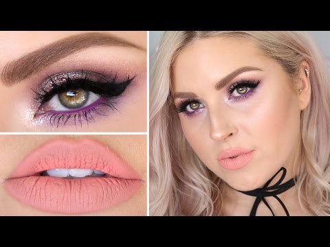 Get Ready With Me ? Playing With Purple & Peach!