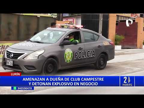 Lurín: extorsionadores detonan granada en puerta de restaurante turístico