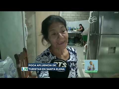 Poca afluencia de turistas en Santa Elena