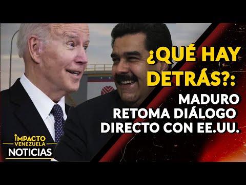 ¿QUÉ HAY DETRÁS?: Maduro retoma diálogo directo con EE.UU.|  NOTICIAS VENEZUELA HOY 2024