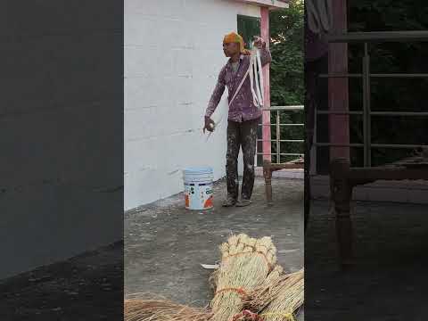 wall painting masking tape rustic texture outdoor side#trendingvideo #wallcoverings #homedecor #art