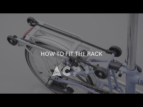 How to fit the rear rack A and C Line