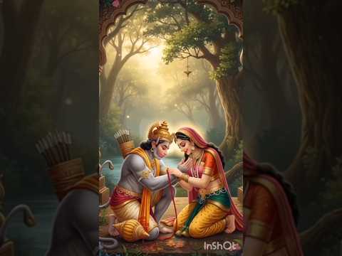 🔥 Hanuman Ji and the Thread of Protection 🐒 | Power of Faith and Blessing 🙏 #ai #facts