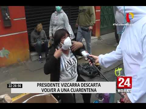 Presidente Vizcarra descarta volver a una cuarentena