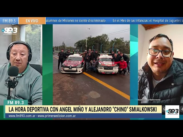 🔥 La quinta fecha del Misionero de Pista se corre en Posadas y define el rumbo del campeonato. Con clima cambiante y presión máxima, los pilotos buscan su pase al título. El "Pistolero" De Lima, aún sin victoria, se juega todo. También se palpita el Turismo Nacional en Oberá, con Okulovich listo para correr de local tras intensas pruebas. ¡Fin de semana clave para la adrenalina motor! 🏎️🌧️🎯#AutomovilismoMisionero #LaHoraDeportiva #TN2025📢🎙️ ¡Sintonizá la pasión por el deporte en La Hora Deportiva! ⚽🏀🏆Todos los días, Ángel Miño te trae la mejor información deportiva, análisis, entrevistas exclusivas y toda la emoción del mundo del deporte. ¡No te lo pierdas!📅 Lunes a Viernes: 11 Hs.📍 FM 89.3 - El Aire De Las Misiones🔊 Escuchanos en vivo y sumate a la conversación. ¡Deportes, pasión y adrenalina en un solo lugar!#LaHoraDeportiva #ÁngelMiño #FM893 #ElAireDeLasMisiones #DeporteEnVivo