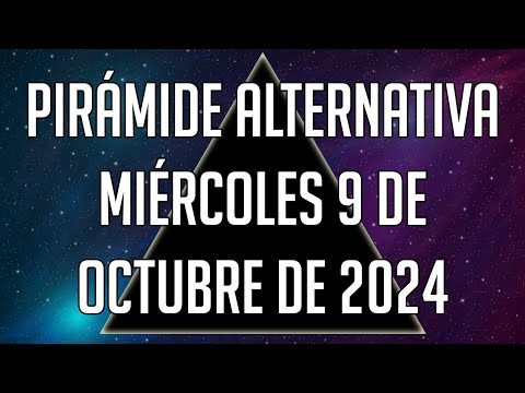 Pirámide Alternativa para el Miércoles 9 de Octubre de 2024 - Lotería de Panamá