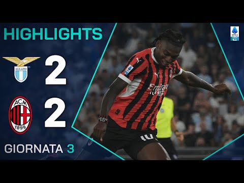 LAZIO-MILAN 2-2 | HIGHLIGHTS | 3ª GIORNATA | SERIE A ENILIVE 2024/25