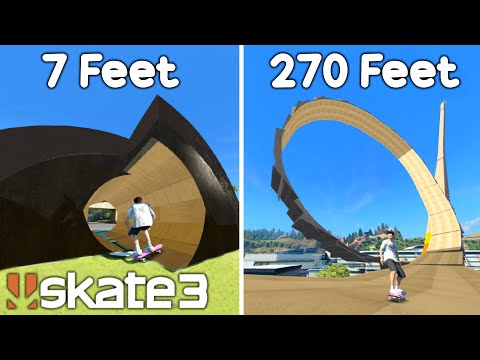 Skate 3 WORLD RECORD Smallest and Biggest Loop
