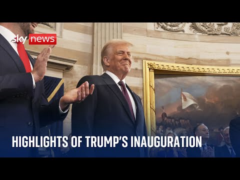 Trump's inauguration: A look back at the best bits