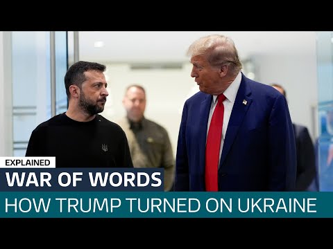 Trump's war of words on Ukraine: What is and is not true? | ITV News