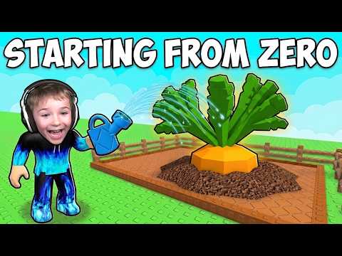 STARTING FROM ZERO in Roblox Grow a Garden 2! 🥕
