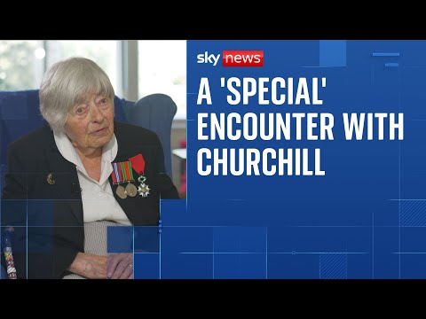 WWII veteran recalls 'special' chance encounter with Winston Churchill
