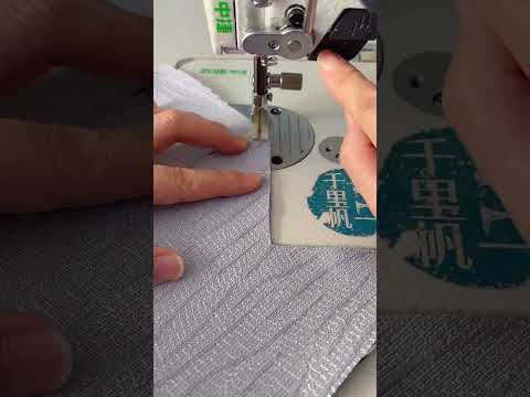 如何将斜纹滚边条缝合在一起