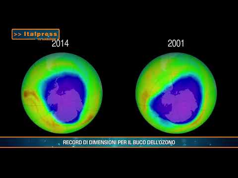 RECORD DI DIMENSIONI PER IL BUCO DELL' OZONO