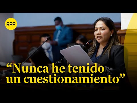 Heidy Juárez responde tras ser retira de Comisión de Ética por caso 'Mocha Sueldos'