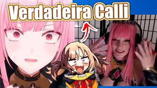 A verdadeira Calli realmente participou da transmissão ao vivo da Gigi