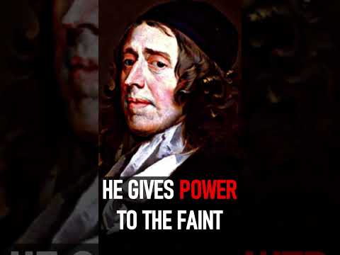 HE GIVES POWER TO THE FAINT - PURITAN JOHN OWEN #shorts #christianshorts #christianshortsvideo