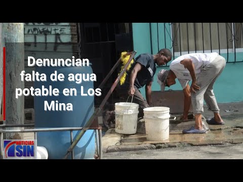 Denuncian falta de agua potable en San Antonio de Los Mina