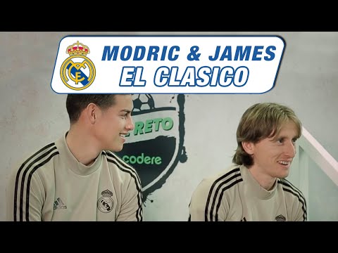 ¡Modric y James repasan la previa del Clásico y se enfrentan al reto Codere!