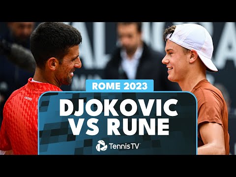 Novak Djokovic vs Holger Rune Extended Highlights | Rome 2023 Quarter-Final