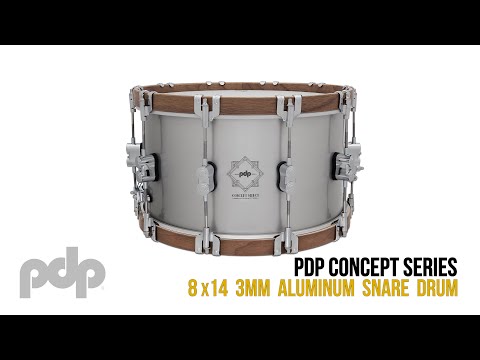 Kirkee B and the PDP 8x14 Concept Select Aluminum Snare