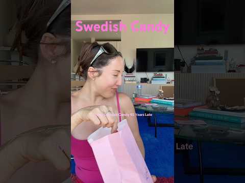 trying swedish candy