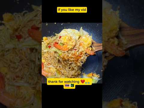 Fareeda Thailand🇹🇭 Thaistreetstyleshrimpnoodlesrecipe❤️🇵🇰🇹🇭shortsshortvideosubs