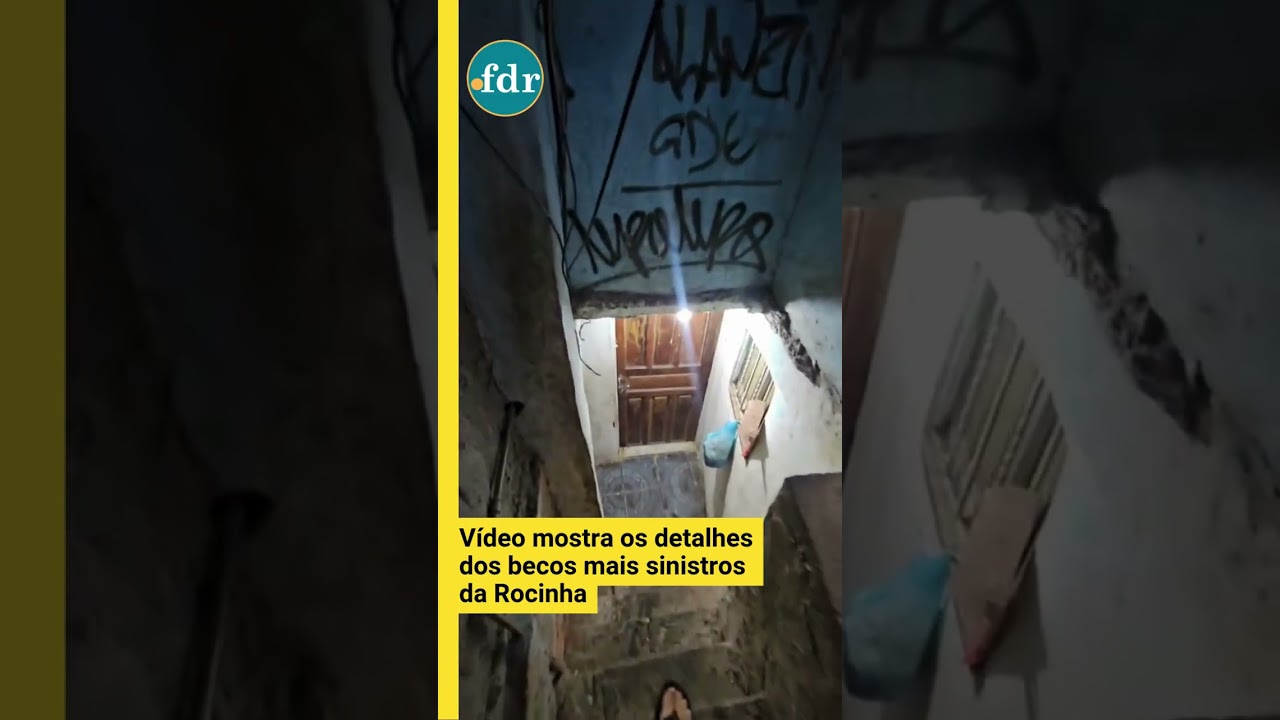 Vídeo revela detalhes do beco mais sinistro da Rocinha