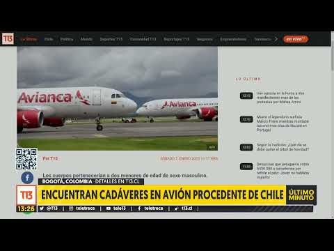 Colombia: Encuentran dos cadáveres en un avión de Avianca procedente de Chile