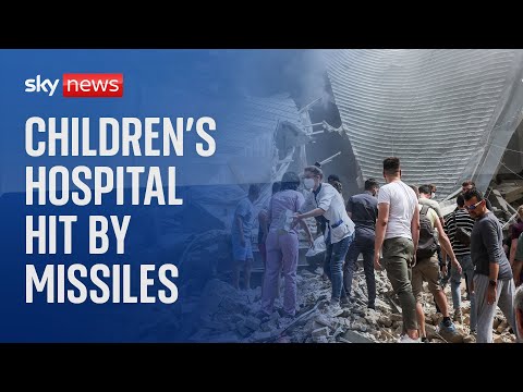 Children's hospital in Ukraine hit after deadly Russian missile attack