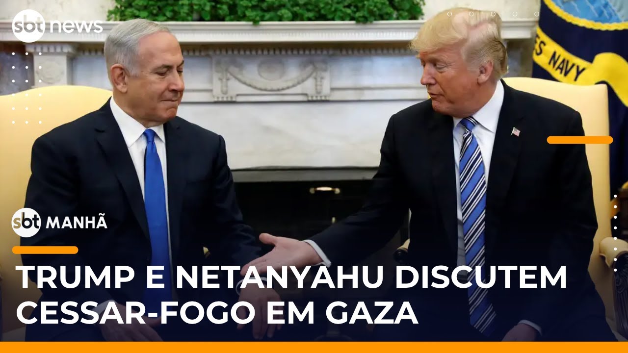 SBT Notícias: Trump e Netanyahu discutem plano para realocar palestinos de Gaza