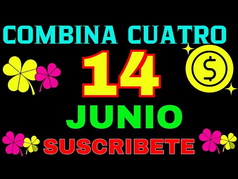 EL COMBINA CUATRO MILLONARIO DE LUZ MARÍA  NÚMEROS DE  HOY 14 DE JUNIO  2024