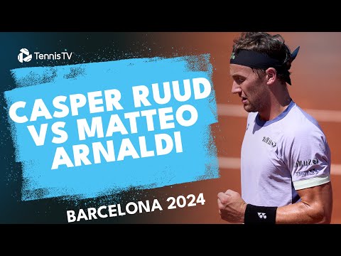 Casper Ruud vs Matteo Arnaldi Fun Shotmaking | Barcelona 2024 Highlights