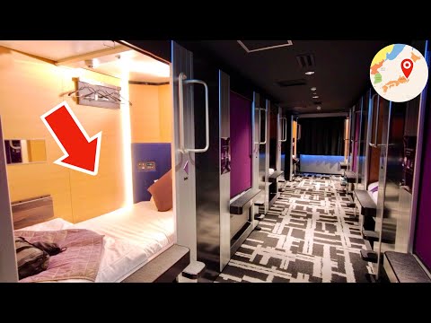 Cheap and Spacious Capsule Hotel Experience in Japan 😴🛌 MyCUBE Tokyo Travel Vlog おすすめカプセルホテル 東京 旅行
