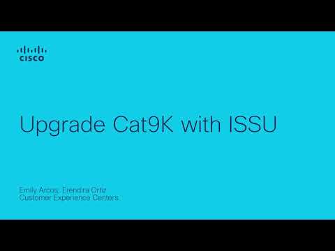 Upgrade Cat9K with ISSU