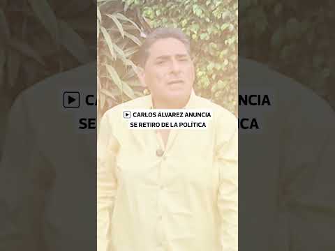 Carlos Álvarez renuncia a la política tras resultados de las elecciones | El Comercio