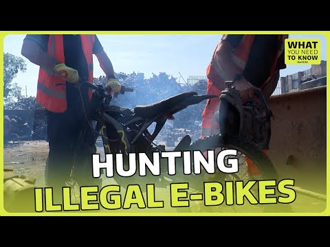 Illegal e-bikes: how they are hunted by police and how they get away | WYNTK |  ITV News