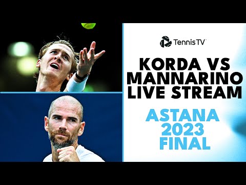 Sebastian Korda vs Adrian Mannarino Live Tennis Stream | Astana 2023 Final