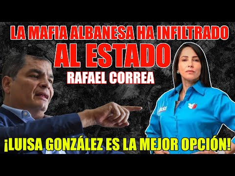La mafia albanesa ha infiltrado han estado: Rafael Correa
