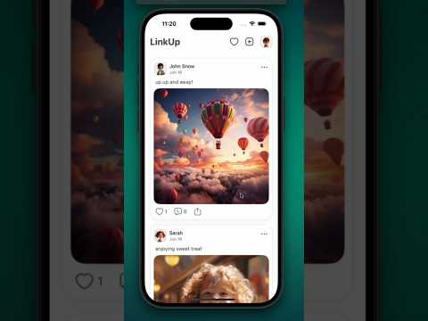 social media app in react native 🔥 #shorts #reactnative #reactjs #ui