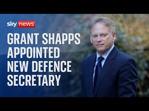Grant Shapps appointed new defence secretary